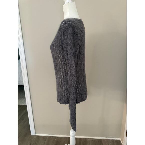 I.N.C. Crewneck Wool Gray Sweater WPL 8046 - Size Medium - Picture 4 of 7